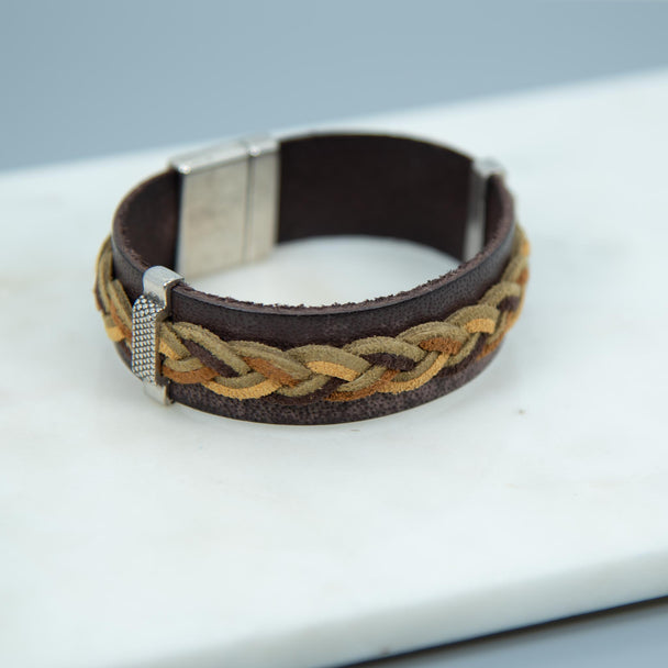 Chocolate Leather Bracelet