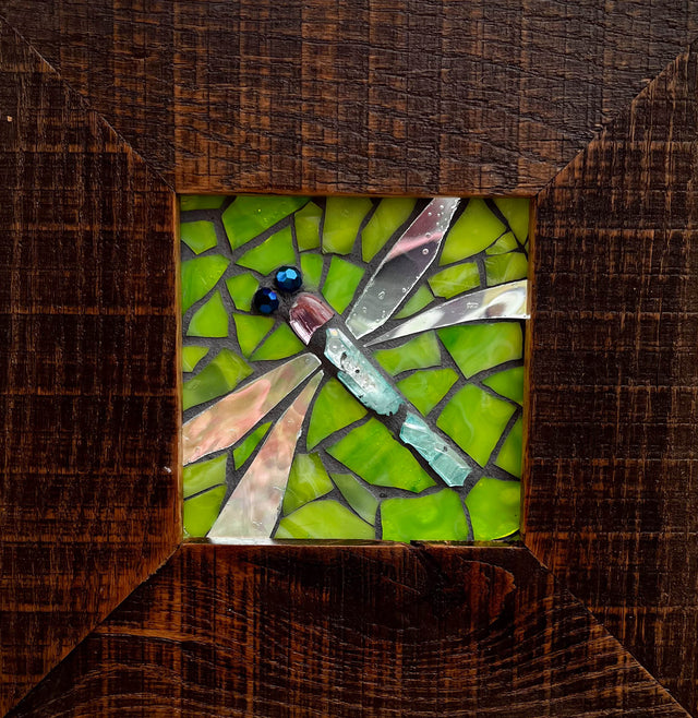 Dragonfly Mosaic Window
