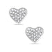 Diamond Heart Earrings