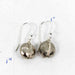 Silver Wrapped Pyrite Earrings