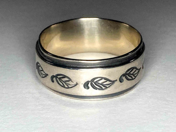 Sterling Silver Double Band Ring