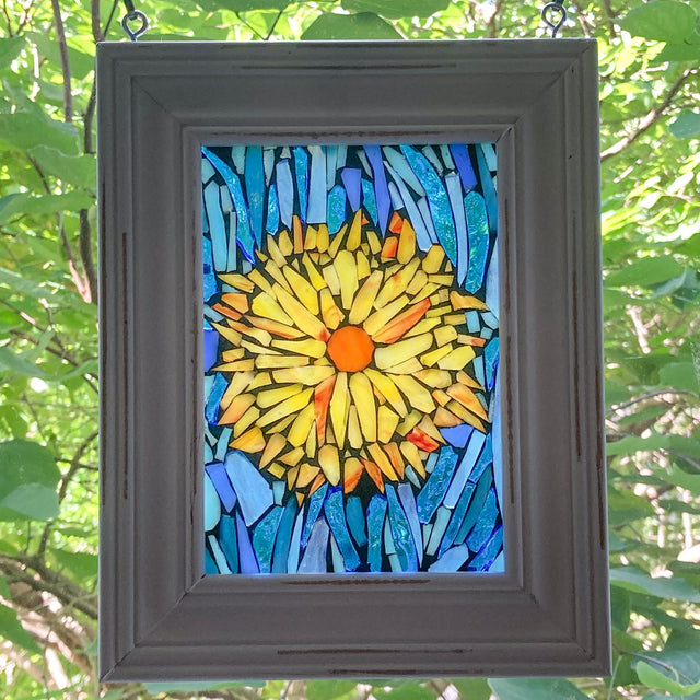 Small Sunflower Window Hanging