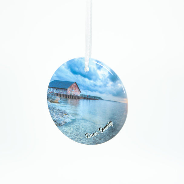 Anderson Dock Storm Clouds Ornament