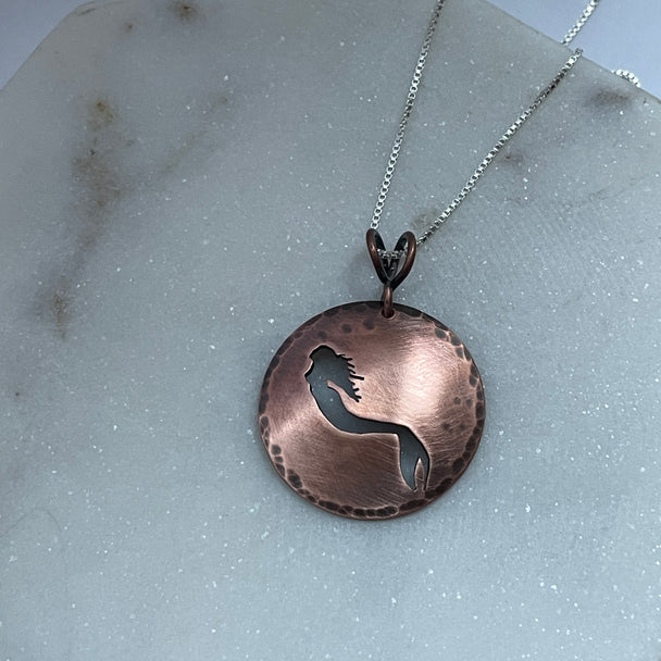 Mermaid Necklace Copper