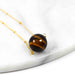 Tiger's Eye Gold Necklace