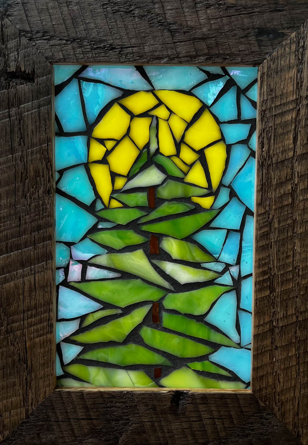 Treetop Mosaic Window