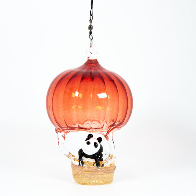 Red Balloon Panda Ornament