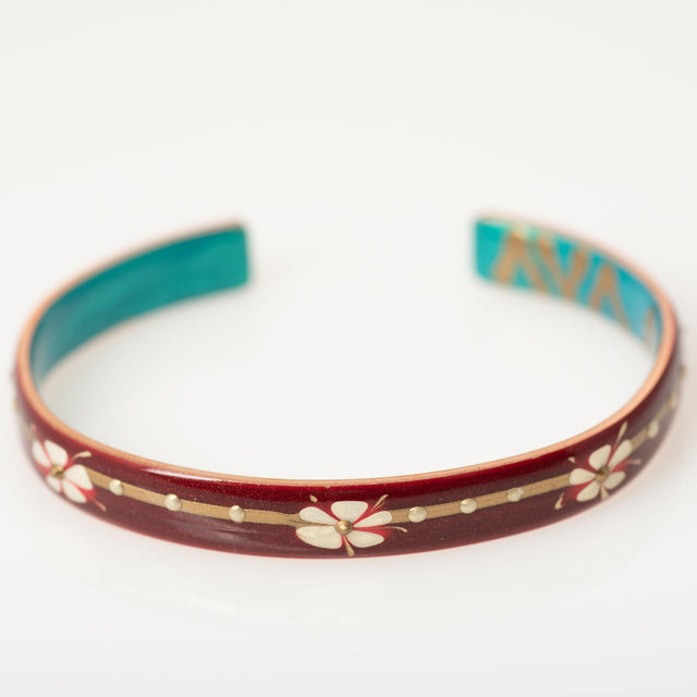 Small Red Flower Cuff