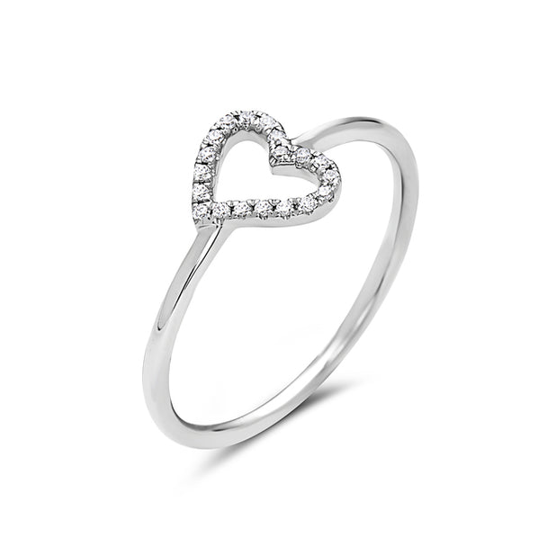 Diamond Heart Ring