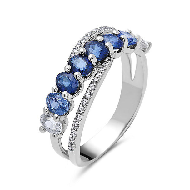 Ombre Sapphire Ring