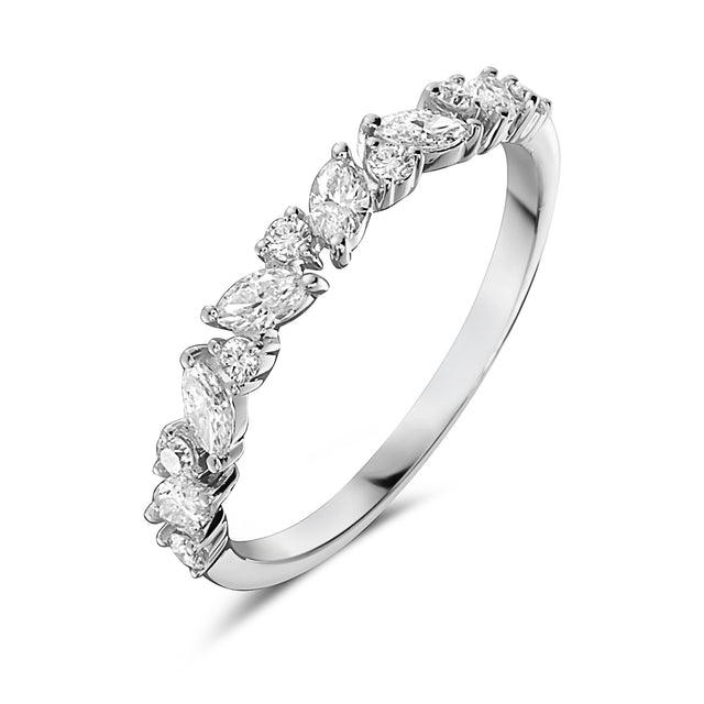 Marquise Diamond Stacker Ring