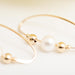 Gold Fill Earring With Pearl