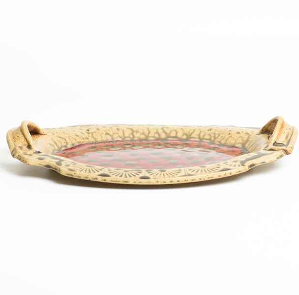 Serving Tray - Peacock Red