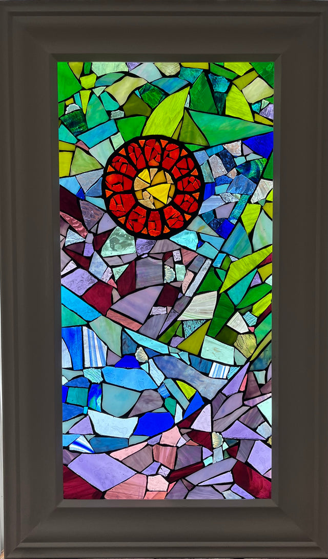 Spain Glass Mosaic Window