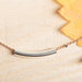 Rose Gold Simple Curve Necklace