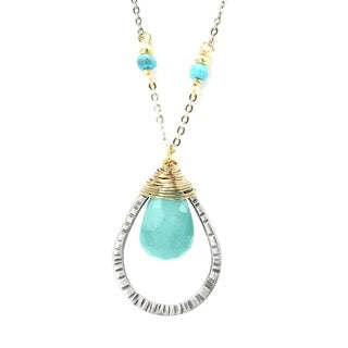 Wrapped Turquoise Necklace