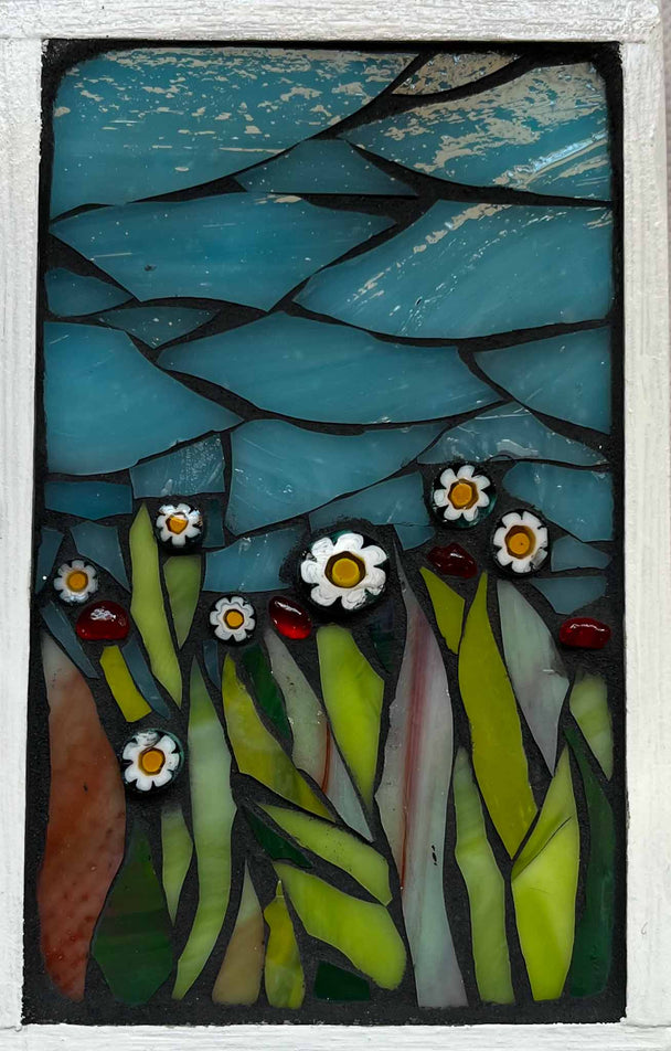 Wildflowers Door County Mosaic Postcard