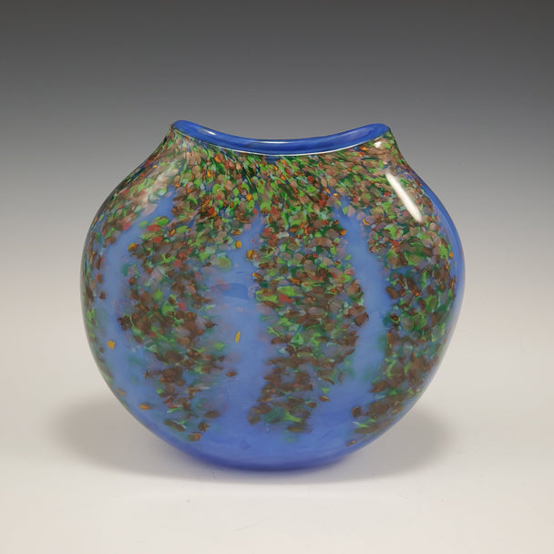 Spring Wisteria Disc Vase